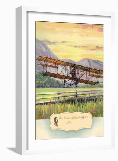 The Martin Biplane, 1909-Charles H. Hubbell-Framed Art Print