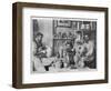 The Martin Brothers in the Studio at the Southall Pottery (B/W Photo)-English Photographer-Framed Giclee Print