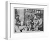 The Martin Brothers in the Studio at the Southall Pottery (B/W Photo)-English Photographer-Framed Giclee Print