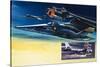 The Martin Marietta X-24B Shuttle-Wilf Hardy-Stretched Canvas