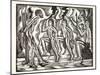 The Martyrdom, from the Travels and Sufferings of Father Jean De Brebeuf, 1938-Eric Gill-Mounted Giclee Print