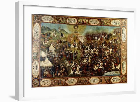 The Martyrdom of Huseyn, C. 1860-70-null-Framed Giclee Print