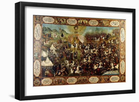 The Martyrdom of Huseyn, C. 1860-70-null-Framed Giclee Print