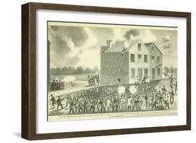 The Martyrdom of Lovejoy, Published by Fergus Print Co., 1881-Henry Tanner-Framed Premium Giclee Print