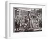 The Martyrdom of Mr John Bradford and John Leaf in Smithfield, Illustration from 'Foxes Martyrs'…-null-Framed Premium Giclee Print