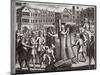 The Martyrdom of Mr John Bradford and John Leaf in Smithfield, Illustration from 'Foxes Martyrs'…-null-Mounted Premium Giclee Print