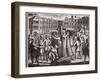 The Martyrdom of Mr John Bradford and John Leaf in Smithfield, Illustration from 'Foxes Martyrs'…-null-Framed Giclee Print