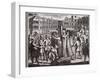 The Martyrdom of Mr John Bradford and John Leaf in Smithfield, Illustration from 'Foxes Martyrs'…-null-Framed Giclee Print