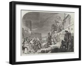 The Martyrdom of Ridley and Latimer-Sir George Hayter-Framed Giclee Print