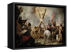 The Martyrdom of Saint Andrew, 1675-1682-Bartolome Esteban Murillo-Framed Stretched Canvas