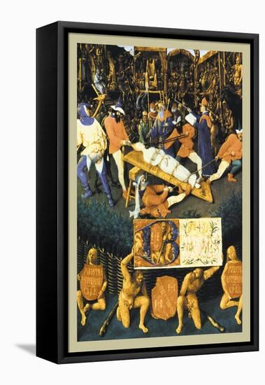 The Martyrdom of Saint Apollonia-Jean Fouquet-Framed Stretched Canvas