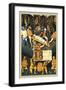 The Martyrdom of Saint Apollonia-Jean Fouquet-Framed Art Print