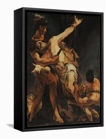 The Martyrdom of Saint Bartholomew. 1722-Giovanni Battista Tiepolo-Framed Stretched Canvas