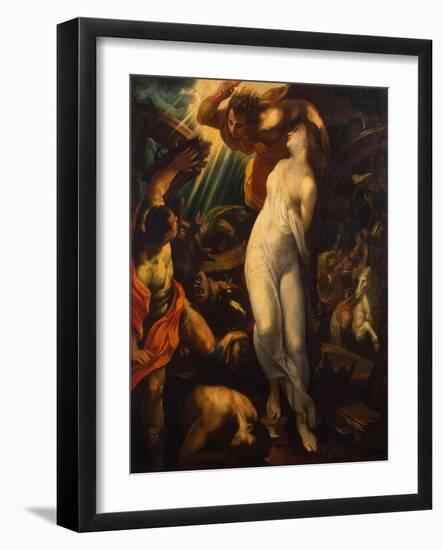 The Martyrdom of Saint Catherine, 1600-Francisco Ribalta-Framed Giclee Print