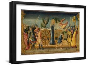 The Martyrdom of Saint Catherine-Neri Di Bicci-Framed Giclee Print