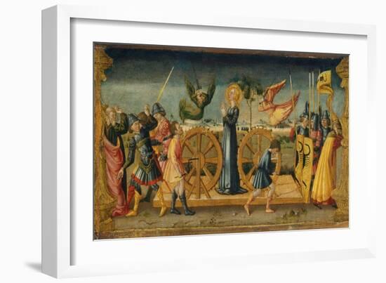 The Martyrdom of Saint Catherine-Neri Di Bicci-Framed Giclee Print