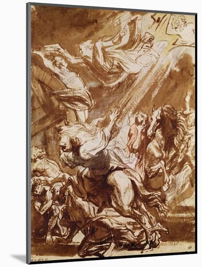 The Martyrdom of Saint Catherine-Sir Anthony Van Dyck-Mounted Giclee Print