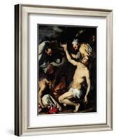 The Martyrdom of Saint Lawrence-Jusepe de Ribera-Framed Giclee Print