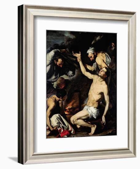 The Martyrdom of Saint Lawrence-Jusepe de Ribera-Framed Giclee Print