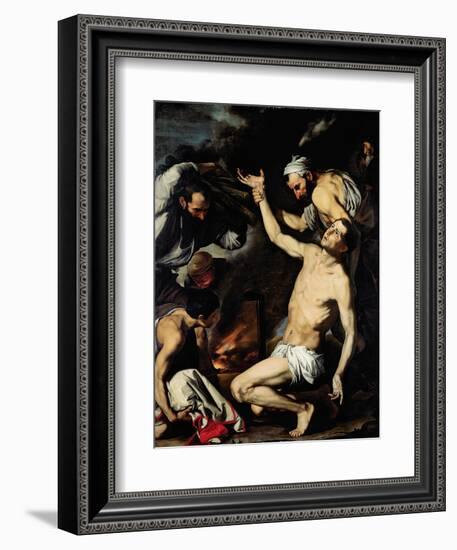 The Martyrdom of Saint Lawrence-Jusepe de Ribera-Framed Giclee Print