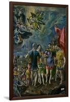 The Martyrdom of Saint Mauritius, 1580-1582-El Greco-Framed Giclee Print
