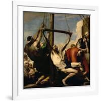 The Martyrdom of Saint Philip, 1639-Jusepe de Ribera-Framed Giclee Print