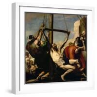 The Martyrdom of Saint Philip, 1639-Jusepe de Ribera-Framed Giclee Print