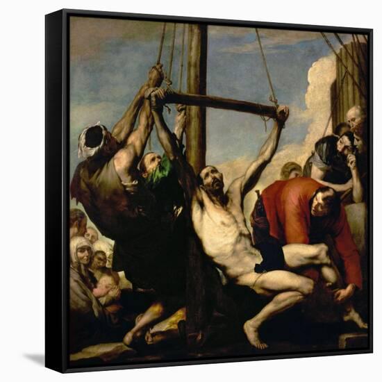 The Martyrdom of Saint Philip, 1639-Jusepe de Ribera-Framed Stretched Canvas