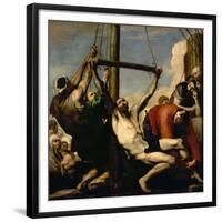 The Martyrdom of Saint Philip, 1639-Jusepe de Ribera-Framed Giclee Print