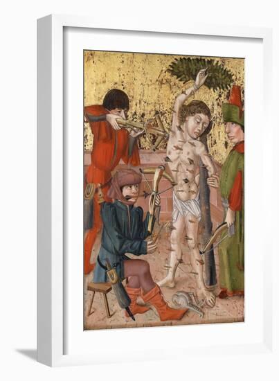 The Martyrdom of Saint Sebastian, Ca. 1470-1480-null-Framed Giclee Print