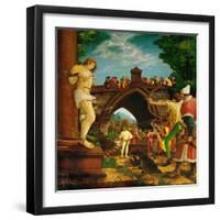 The Martyrdom of Saint Sebastian, from the Saint Sebastian Altar, 1518-Albrecht Altdorfer-Framed Giclee Print