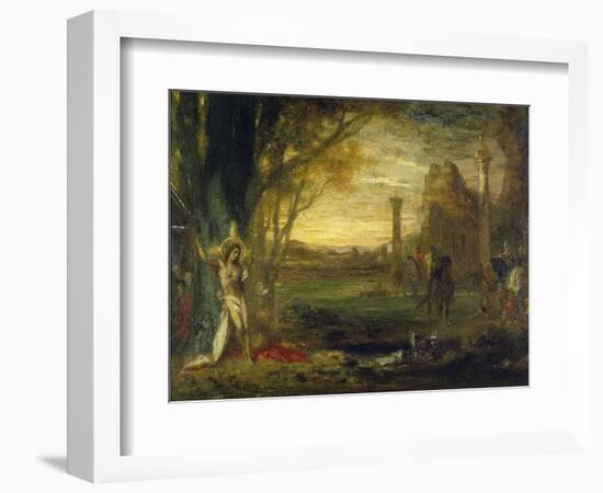 The Martyrdom of Saint Sebastian-Gustave Moreau-Framed Giclee Print