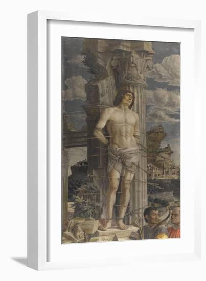 The Martyrdom of Saint Sebastian-Andrea Mantegna-Framed Giclee Print