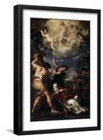 The Martyrdom of Saint Stephen, 1660-Pietro da Cortona-Framed Premium Giclee Print