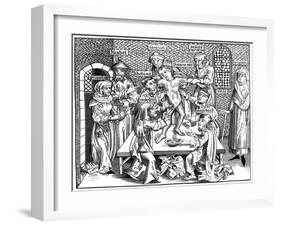 The Martyrdom of Simon of Trent, 1493-Pierre Wolgmuth-Framed Giclee Print