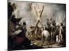 The Martyrdom of St Andre. (Oil on Canvas, 17Th Century)-Bartolome Esteban Murillo-Mounted Giclee Print