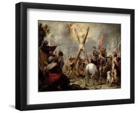 The Martyrdom of St. Andrew, 1675-82-Bartolome Esteban Murillo-Framed Giclee Print