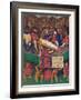 'The Martyrdom of St. Apolline', c1455, (1939)-Jean Fouquet-Framed Giclee Print