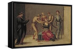 The Martyrdom of St. Apollonia-Francesco Granacci-Framed Stretched Canvas