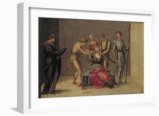 The Martyrdom of St. Apollonia-Francesco Granacci-Framed Giclee Print