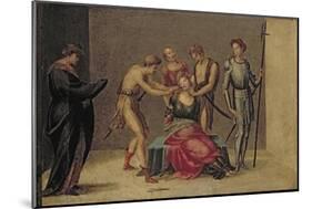 The Martyrdom of St. Apollonia-Francesco Granacci-Mounted Giclee Print