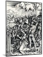 The Martyrdom of St Catherine, 1497-Albrecht Dürer-Mounted Giclee Print