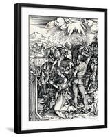 The Martyrdom of St Catherine, 1497-Albrecht Dürer-Framed Giclee Print