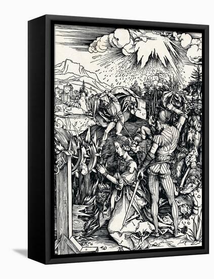 The Martyrdom of St Catherine, 1497-Albrecht Dürer-Framed Stretched Canvas