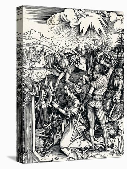 The Martyrdom of St Catherine, 1497-Albrecht Dürer-Stretched Canvas