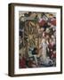 The Martyrdom of St Catherine of Alexandria, Painted by the Master of Glorieta-null-Framed Giclee Print