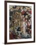The Martyrdom of St Catherine of Alexandria, Painted by the Master of Glorieta-null-Framed Giclee Print