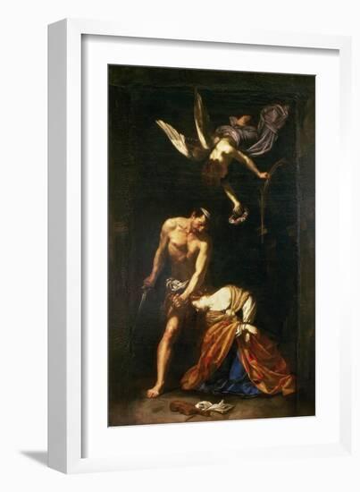 The Martyrdom of St. Cecilia-Orazio Riminaldi-Framed Giclee Print