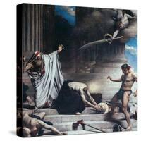 The Martyrdom of St. Denis-Leon Joseph Florentin Bonnat-Stretched Canvas
