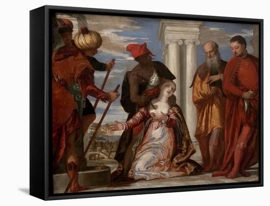 The Martyrdom of St. Justine, c.1555-Veronese-Framed Stretched Canvas